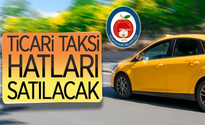 Ticari Taksi Hatları Satılacak 