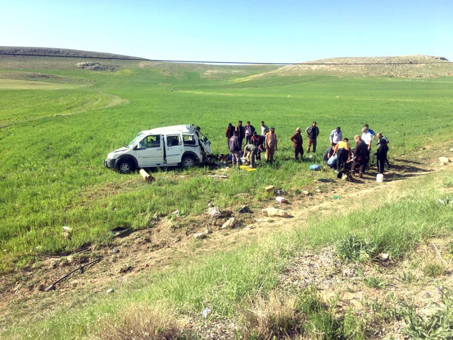Kamyonet Şarampole Uçtu: 2