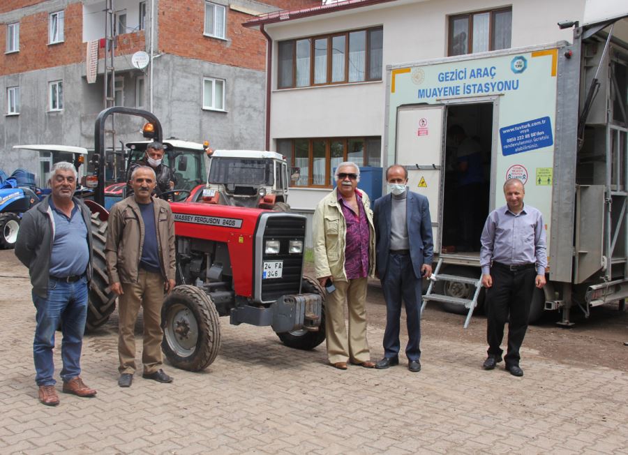 Gezici Muayene İstasyonu Köylerde Hizmet Veriyor 