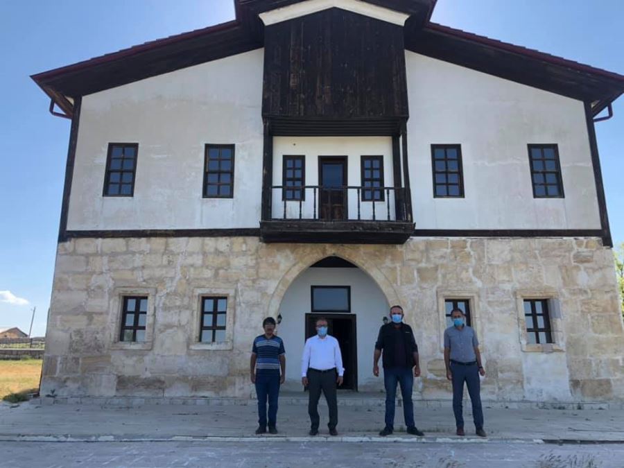 Mihrali Bey Konağı'nda İncelemelerde Bulundu