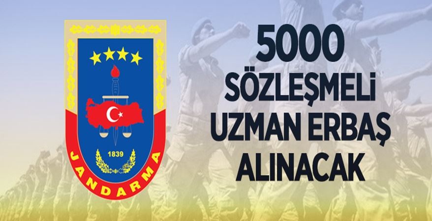 Sözleşmeli jandarma uzman erbaş alım ilanı