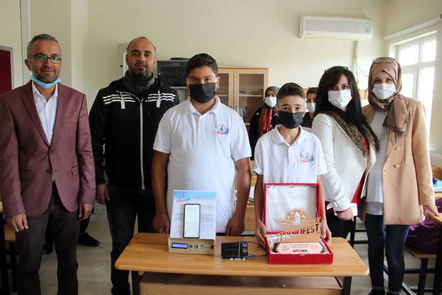 TEKNOFEST'te Dereceye Giren Tek Köy Okulu Oldular