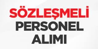 Sözleşmeli personel alım ilanı
