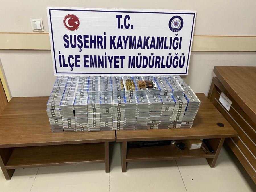 3 Bin 80 Paket Kaçak Sigara Ele Geçirildi