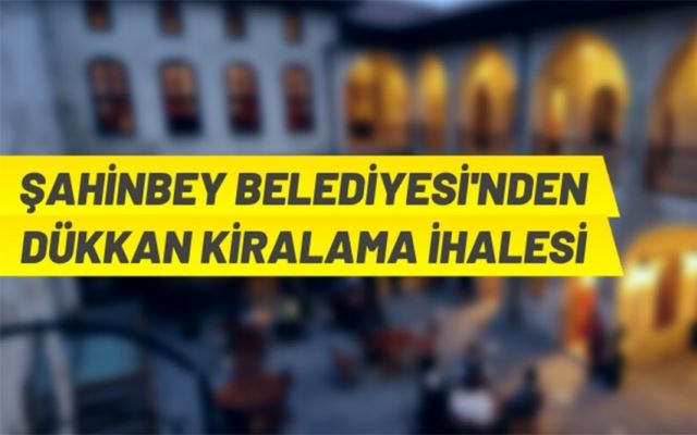 Dükkan kiralama ihalesi