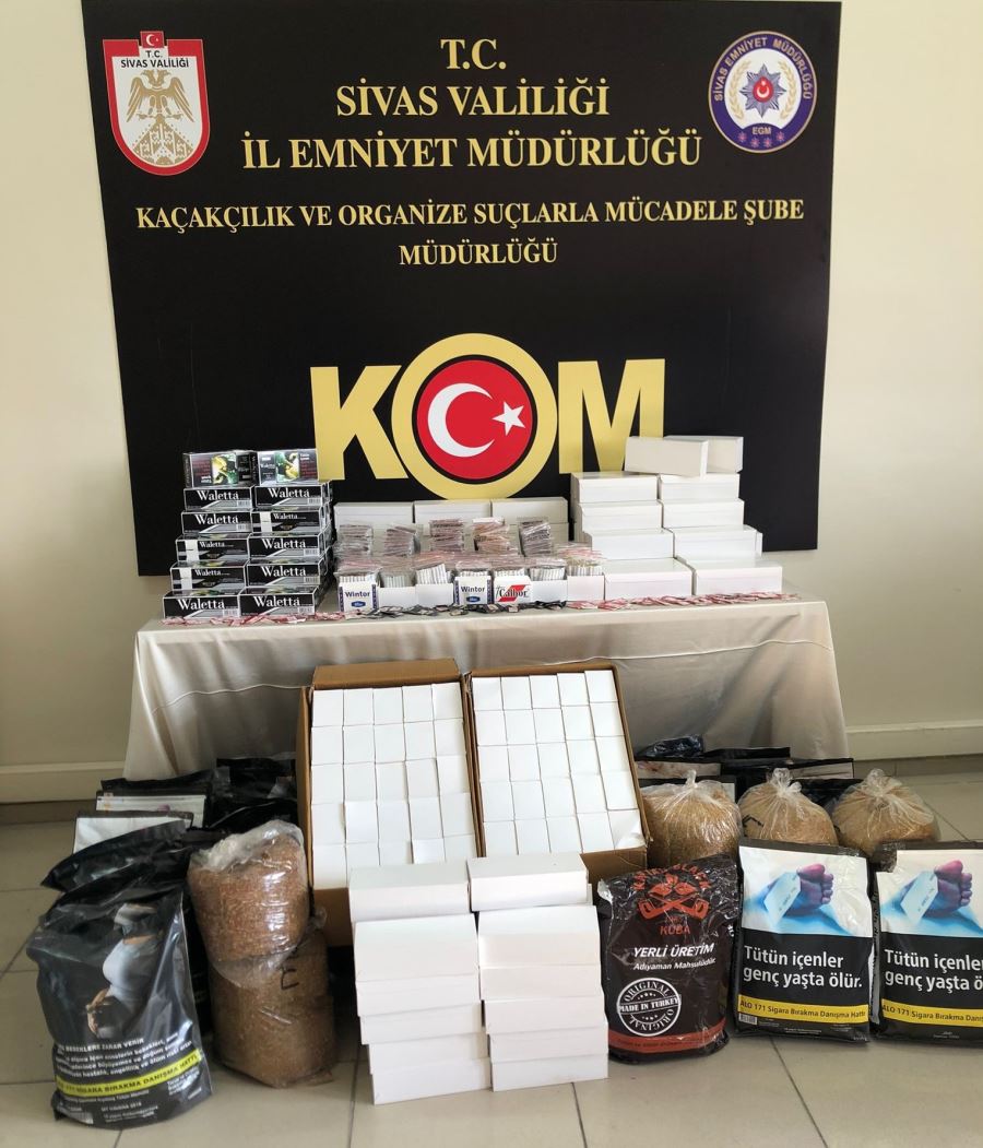 46 Kilogram Kaçak Tütün Ele Geçirildi--Video