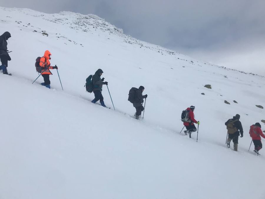 Tipiye Rağmen Yıldız Dağı'na Tırmandılar