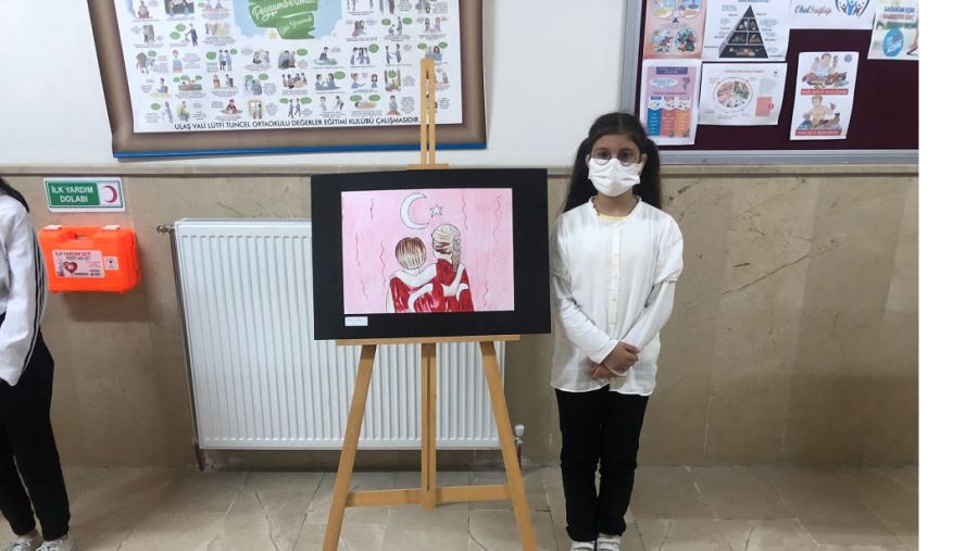 Ulaş'ta Resim Sergisi Açıldı