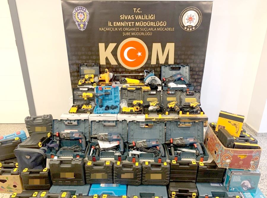 Gümrük Kaçağı Matkaplara El Konuldu