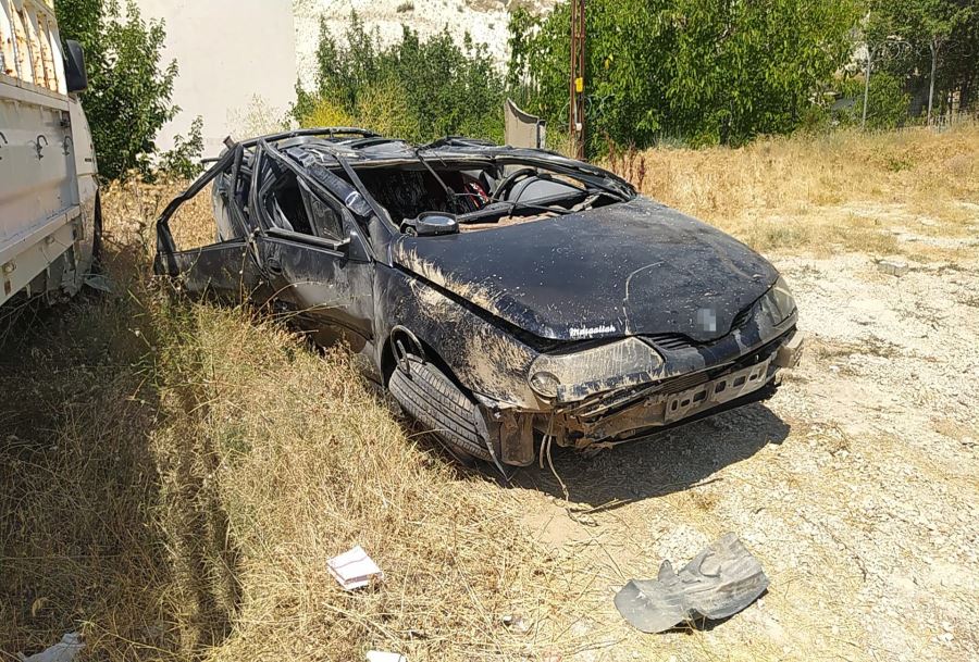  Takla Atan Araç Hurdaya Döndü: 1 Ölü, 2 Yaralı 