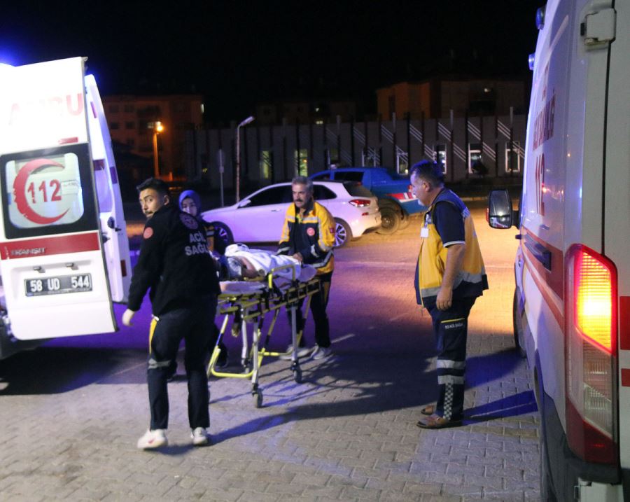 Düğüne Gidenlerin Bulunduğu Hafif Ticari Aracın Devrildiği Kazada 7 Kişi Yaralandı -- Video