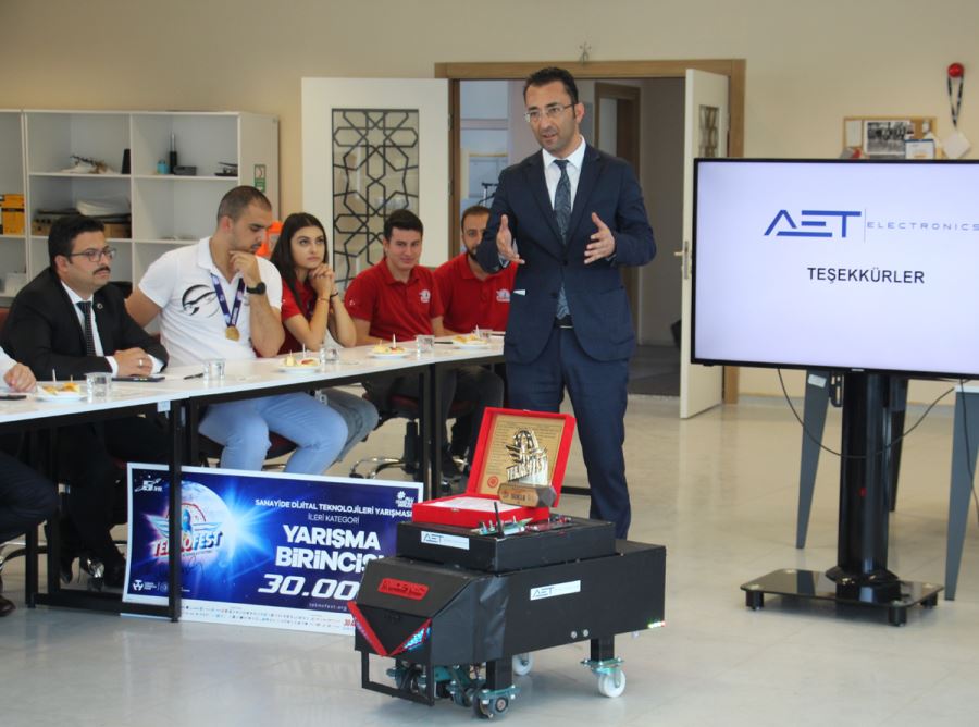 Yük Taşıma Robotu Birincilik Getirdi 