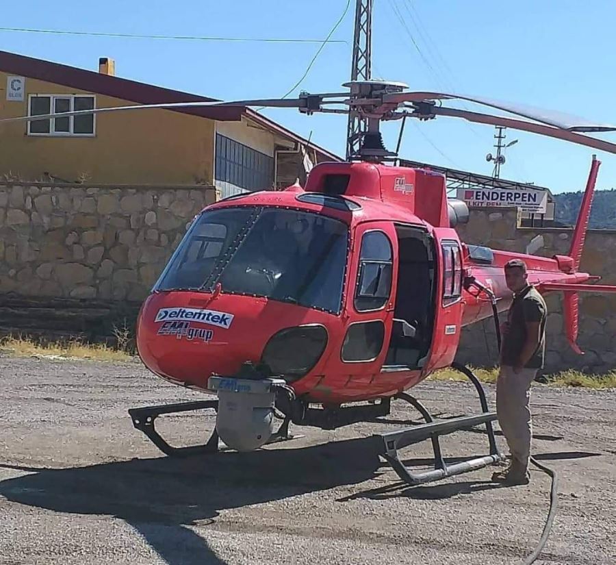 Helikopteri Görenler Gözlerine İnanamadı