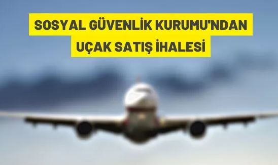 Uçak satış ihalesine davet