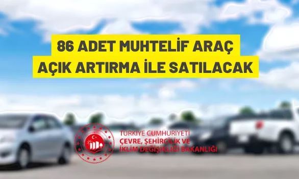 İstanbul Çevre, Şehircilik ve İklim İl Müdürlüğü'nden araç satış ihalesi