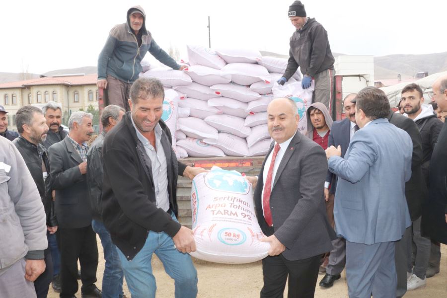  Çiftçiye 125 Ton Tohum Dağıtıldı--Video