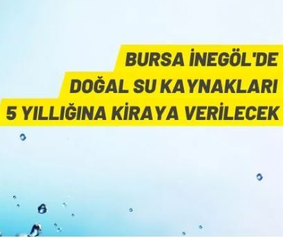BUSKİ, doğal su kaynaklarını kiraya verecek