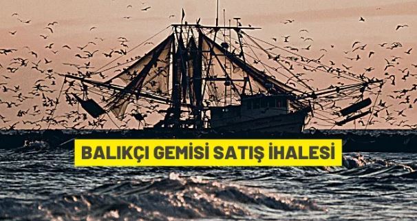 Rize'de balıkçı gemisi satış ihalesi