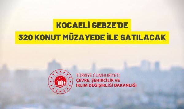 Kocaeli'nin Gebze ilçesinde 320 konut satışa çıktı