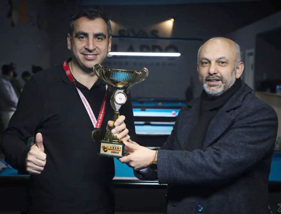 Bilardoda Ödüller Sahiplerine Ulaştı