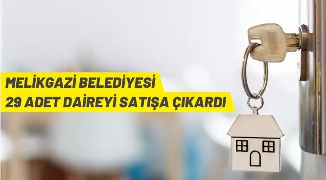 Melikgazi Belediyesi'nden satılık daireler