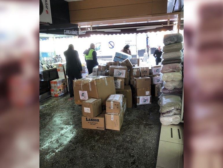 Eczacılardan Afet Bölgesine Destek 