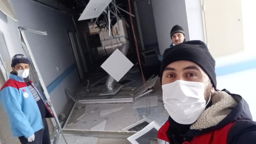 Müftülük Personeli Afet Bölgesinde 
