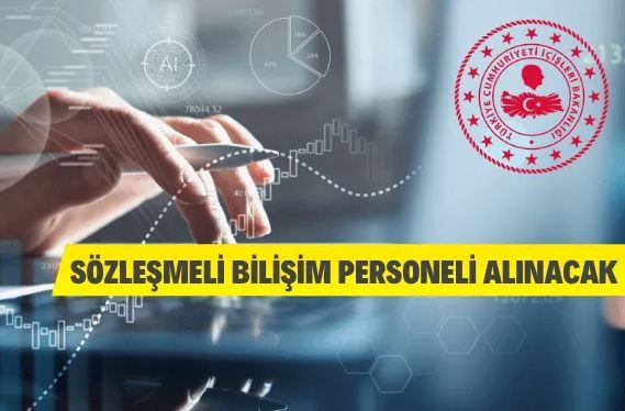 İçişleri Bakanlığı 18 Sözleşmeli Bilişim Personeli Alacak