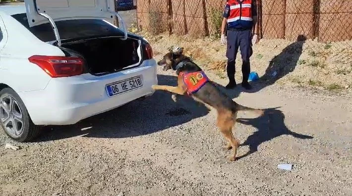 'Raket' 7 Kilo Esrarı Buldu 
