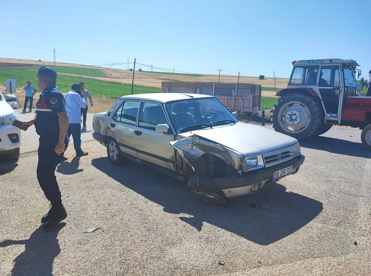 Bedirli Kavşağında Kaza