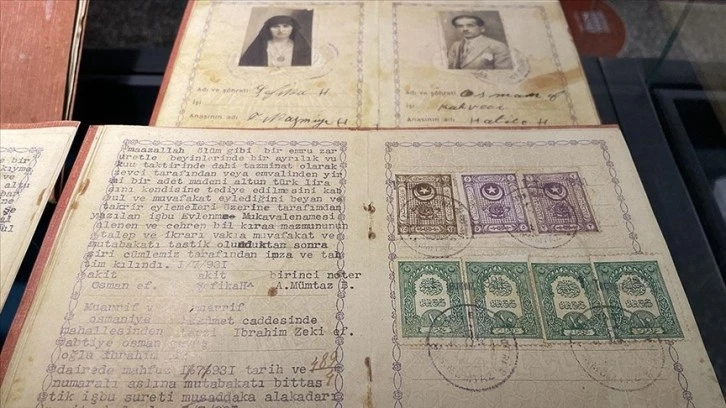 92 Yıllık Evlilik Sözleşmesini Müzeye Bağışladı