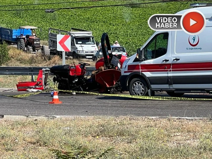 Akıncılar'da Tır İle Traktör Çarpıştı
