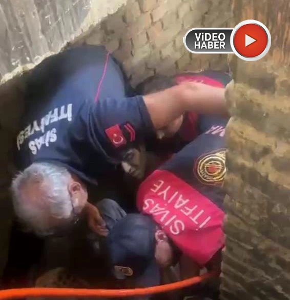 Hurdacının İmdadına İtfaiye Yetişti