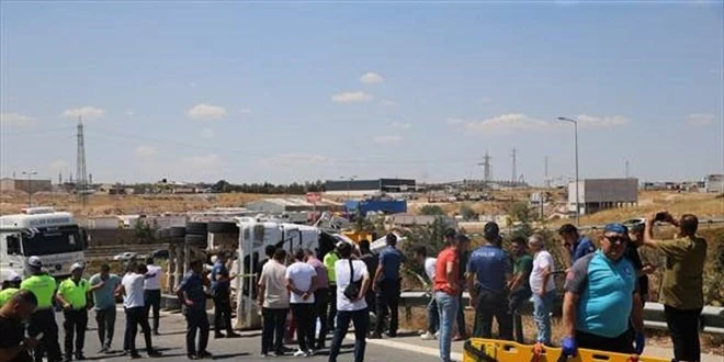  Devrilen Hafriyat Yüklü Kamyonun Sürücüsü Öldü