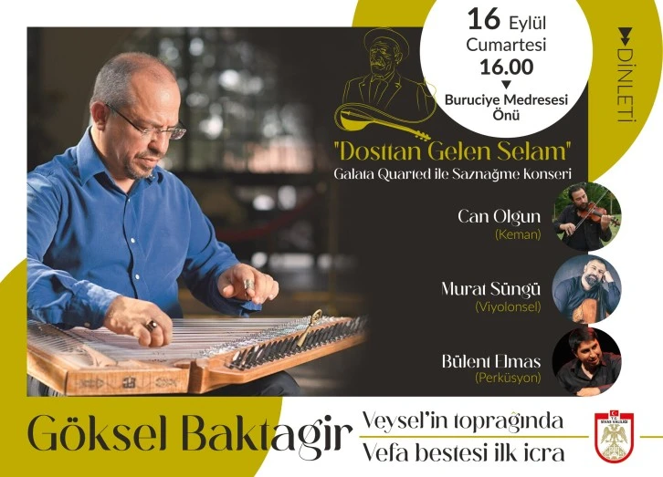 Şimşek’ten Konsere Davet