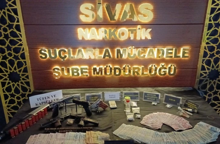 Sivas'ta Uyuşturucu Operasyonu 