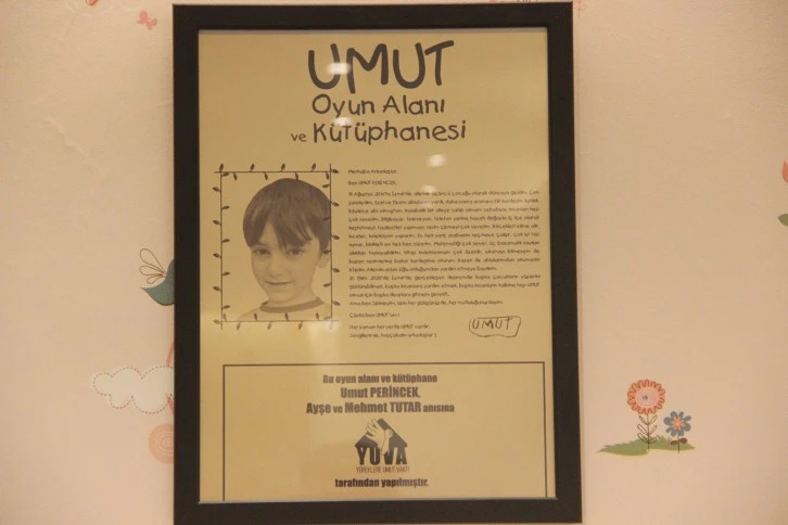 Depremin Simgesi Umut Adına Sivas'ta Oyun Alanı  Açıldı 
