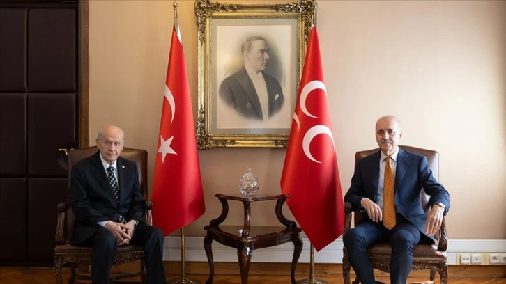 TBMM Başkanı, Bahçeli'yi Ziyaret Etti 