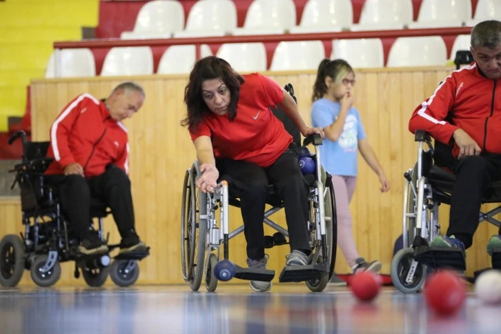 Sivas'ta  “Bedensel Engelliler Boccia'  Nefes Kesti 