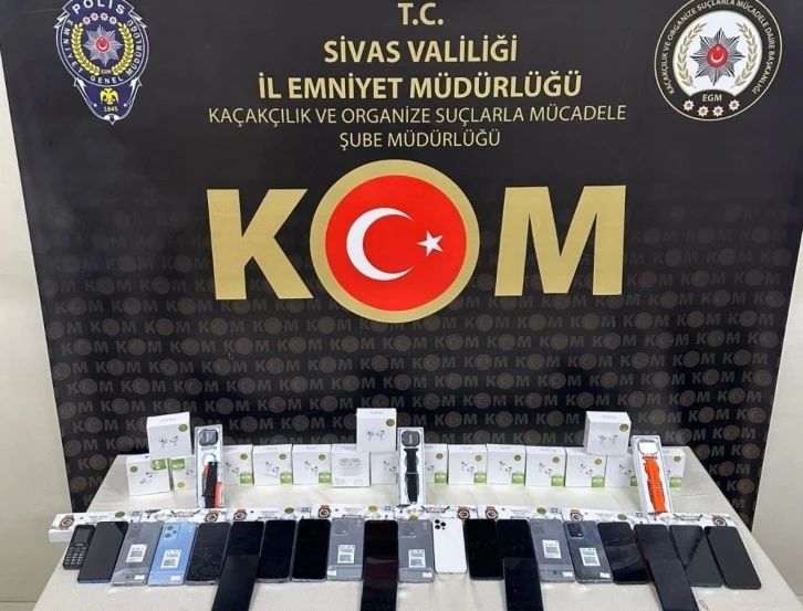 Sivas'ta Kaçakçılık Operasyonu 