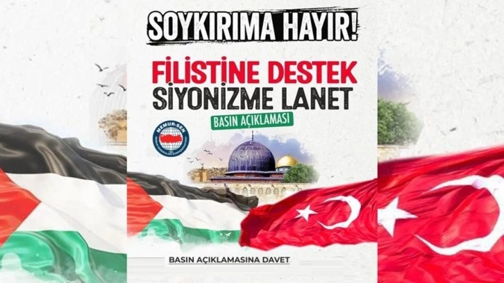 Sivas Memur- Sen'den Filistin'e Destek! 
