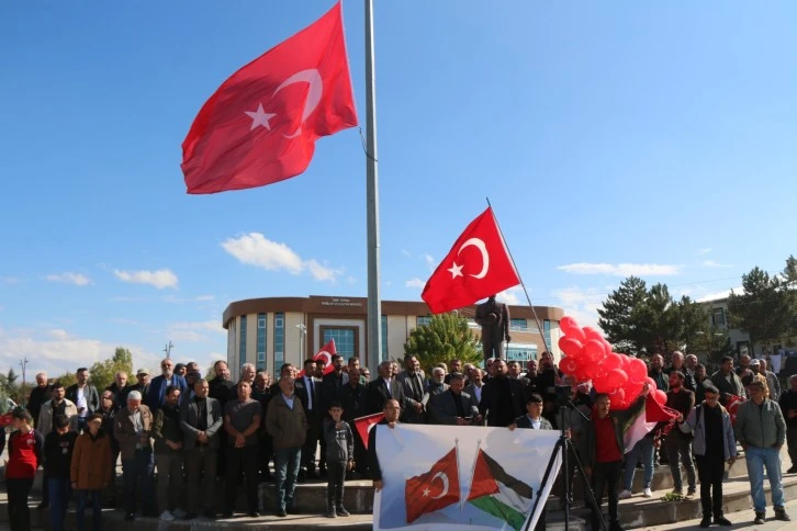 İsrail Saldırıları Sivas'ta Protesto Edilmeye Devam Ediyor 