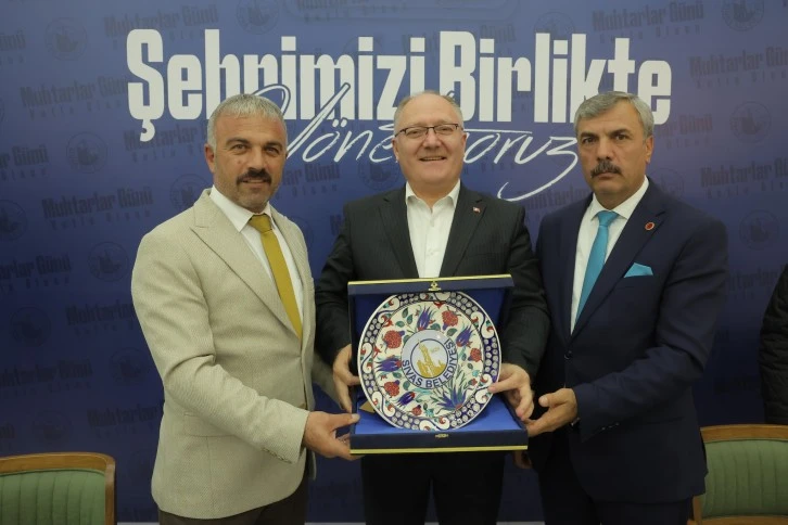 Belediye Başkanı Bilgin, Hizmet Köprüsü Kuran Muhtarlarla Bir Araya Geldi 