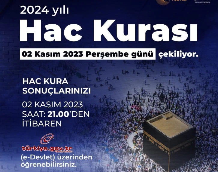 2024 Hac Kurası Perşembe Günü Çekilecek 