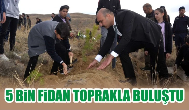 5 Bin Fidan Toprakla Buluştu