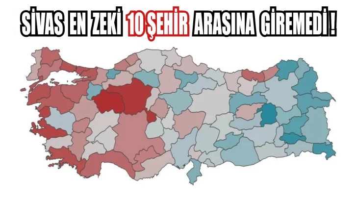 Sivas En Zeki 10 Şehir Arasına Giremedi!