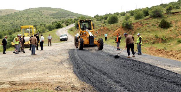 Banaz Yolu Asfaltlandı