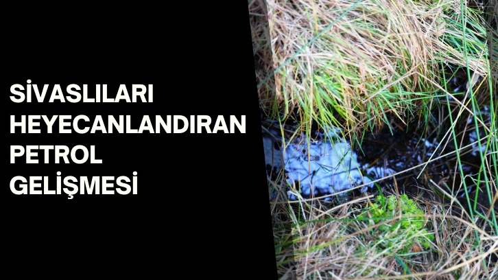 Sivas'tan Petrol mü Çıkıyor? Esrarengiz Sıvı Kafaları Karıştırdı 