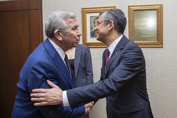 CHP lideri Özel, Mansur Yavaş’la Görüştü 