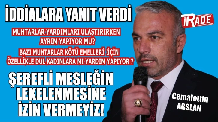 Belgelesinler Gereğini Yapalım! Şerefli Bir Mesleğin Lekelenmesine Kesinlikle İzin Vermeyiz
